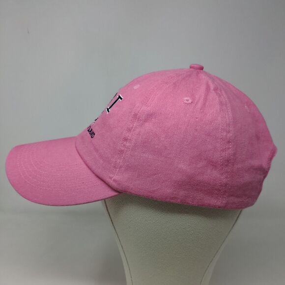 DMR Classic Women's Strapback Hat Pink Adjustable Long Beach Island Tourist Cap - Picture 5 of 11